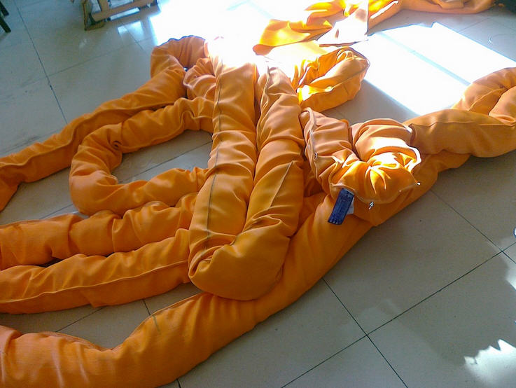 100噸柔性吊帶價格，大噸位迪尼瑪柔性吊裝帶首選力夫特